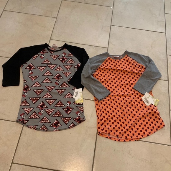 LuLaRoe Tops - Lot 2 NWT Disney lularoe shirts XS